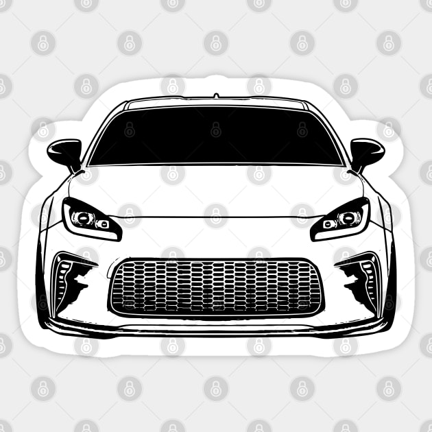 Toyota RG86 Sketch Art Sticker by DemangDesign